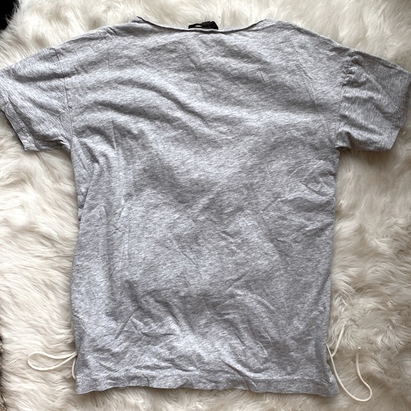 J Crew Side Tie Lace Up Cotton Tee - Picture 12 of 12